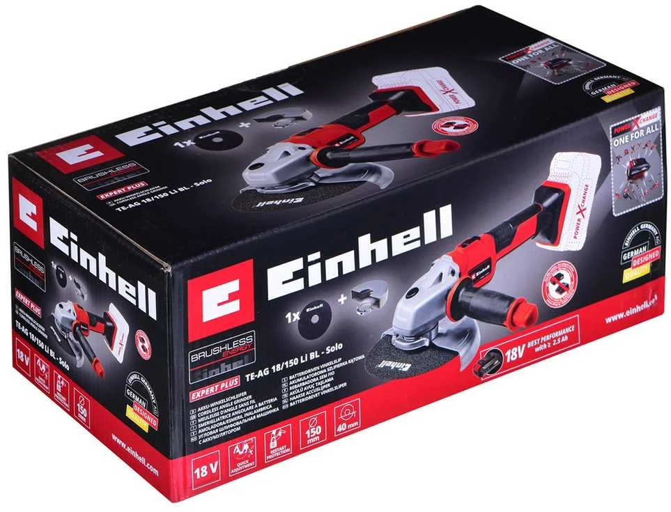 Einhell TE-AG 18/150 LI BL Solo