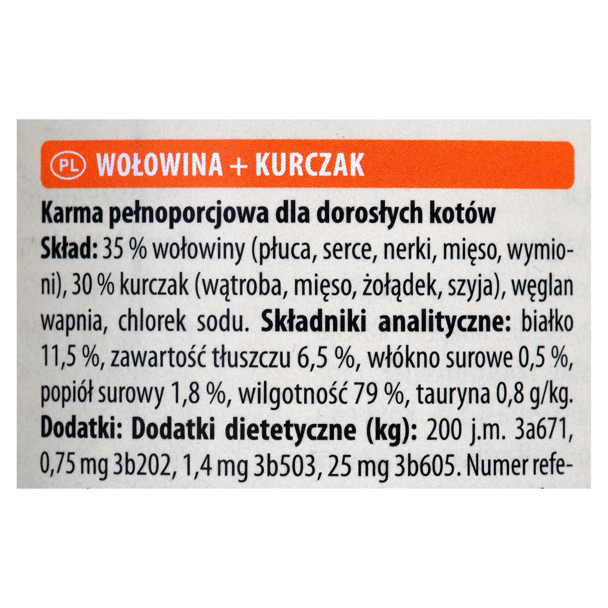 Animoda Kačių Maistas - ANIMONDA Carny Suaugusiųjų Jautienos ir Vištienos Drėgnas Kačių Maistas 400g