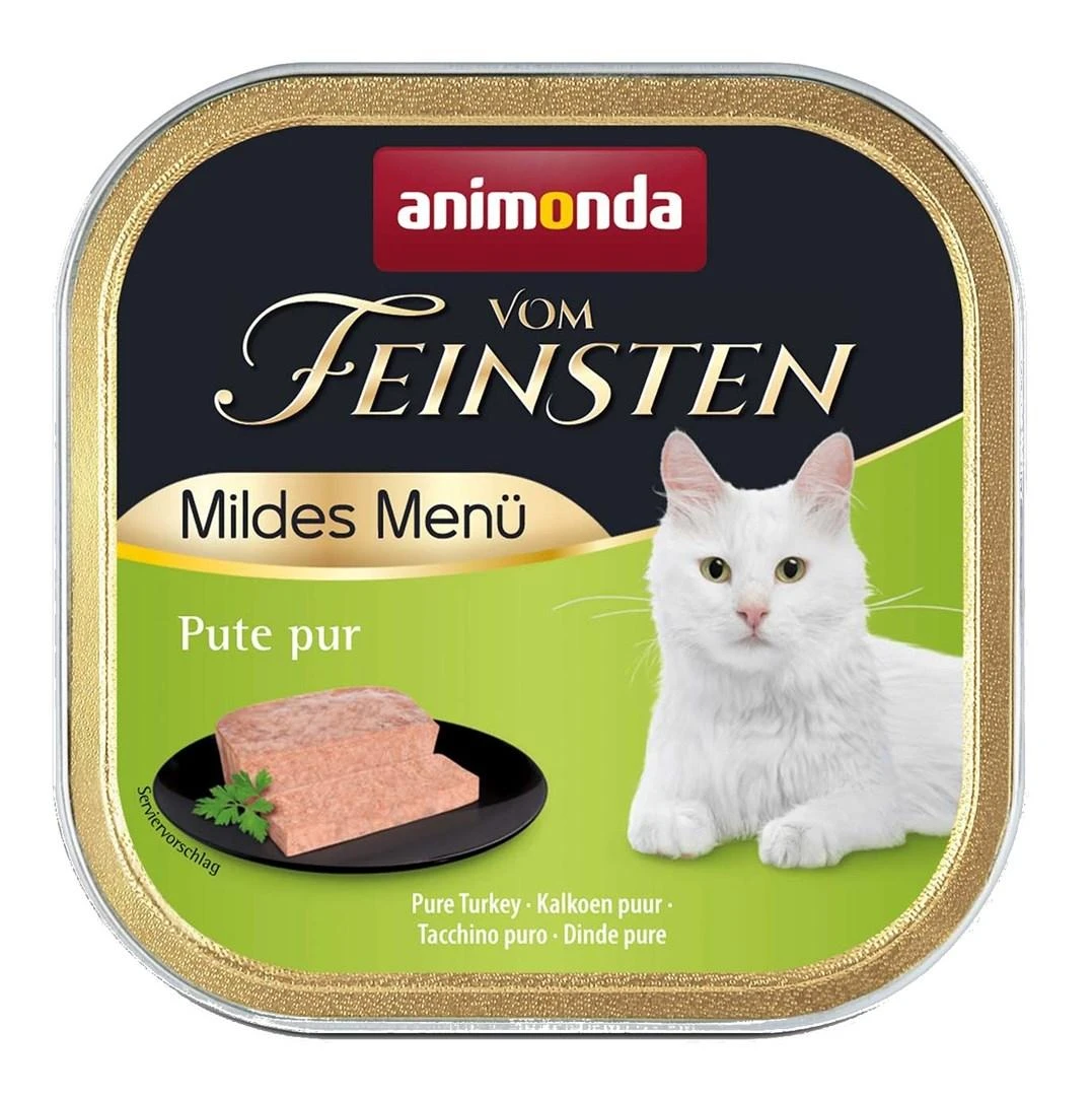 Animoda Animonda Vom feinsten suaugusių kačių konservuotas pašaras su kalakutiena, 100 g