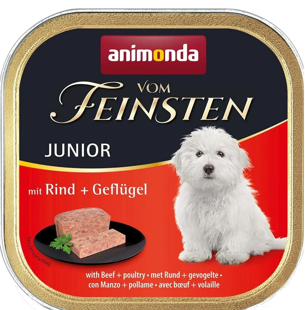 Animoda Animonda Vom feinsten puppy 150g konservai jauniems šunims su jautiena ir paukštiena MR
