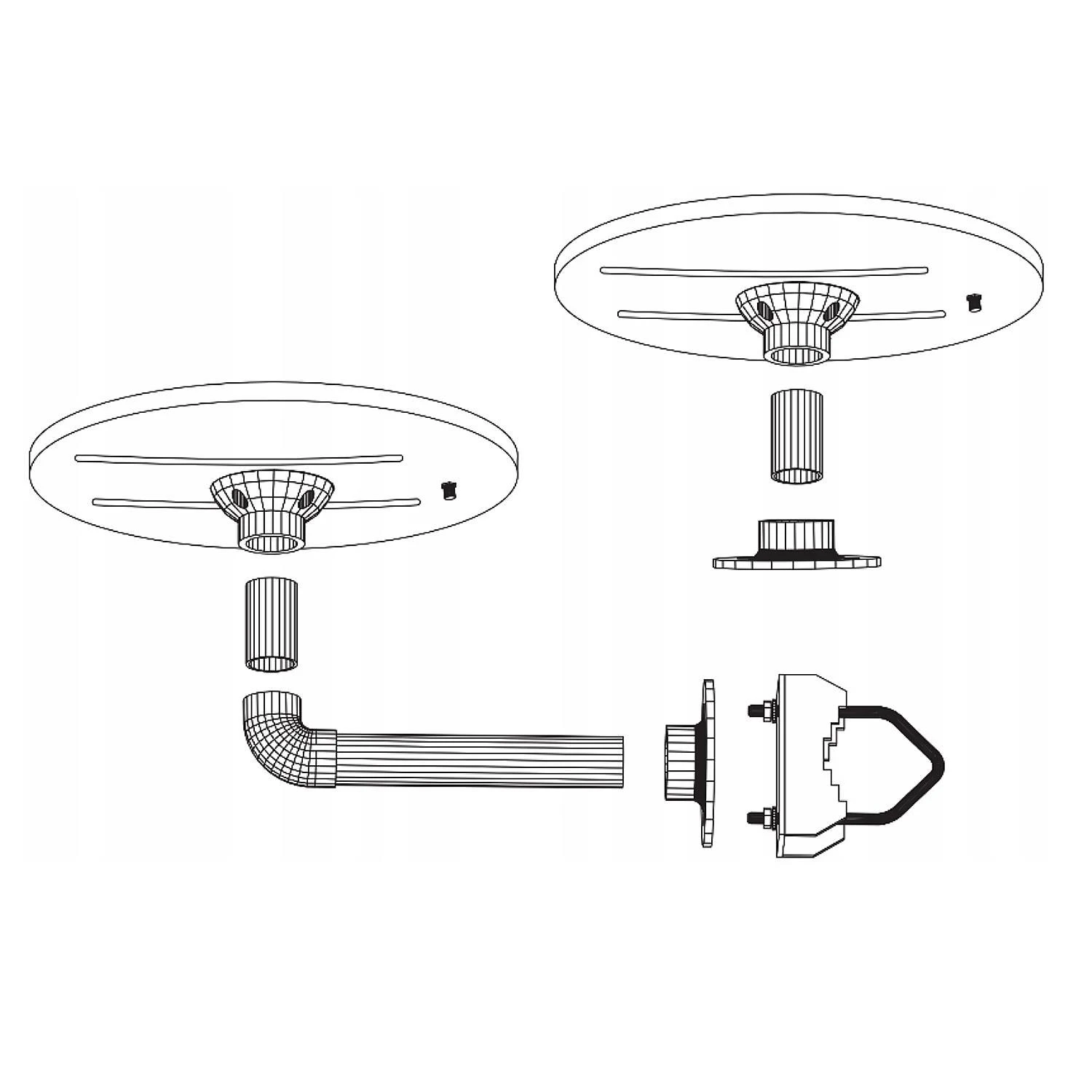 MACLEAN MCTV-945 12/24V Maclean MCTV-945 12/24V Daugiakryptė aktyvi magnetinė DVB-T antena