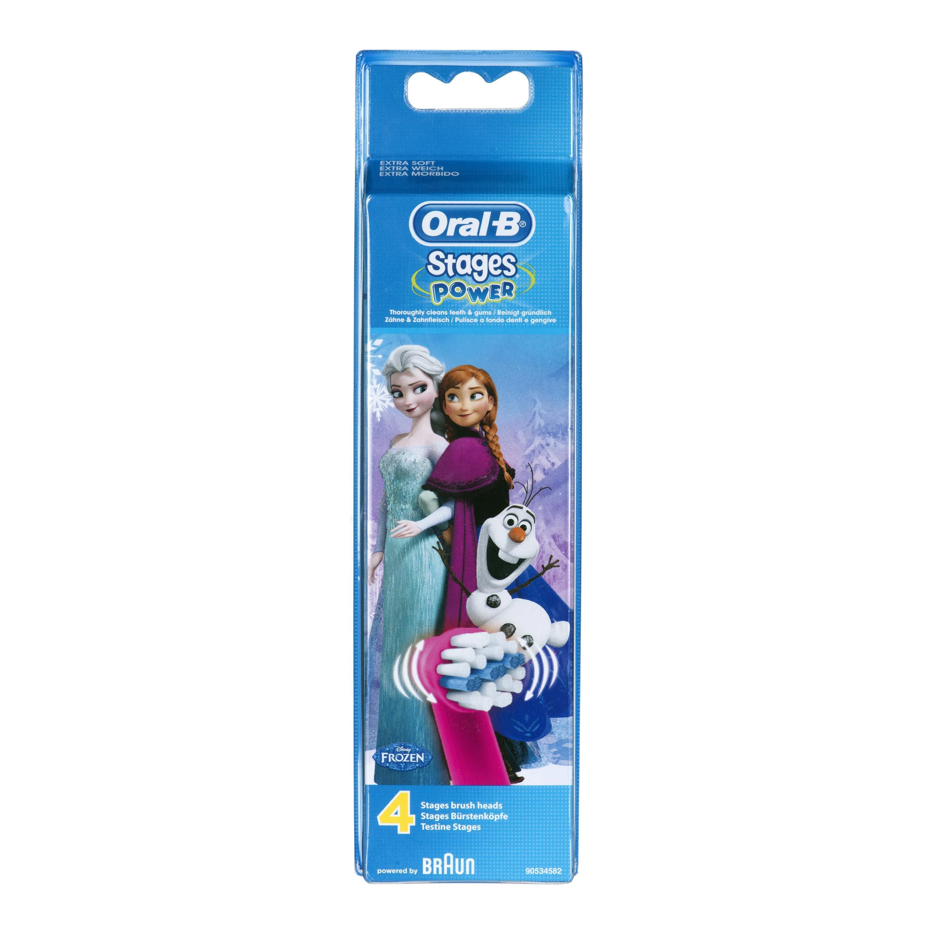 Dantų šepetėlio antgaliai Braun EB10-2 Frozen