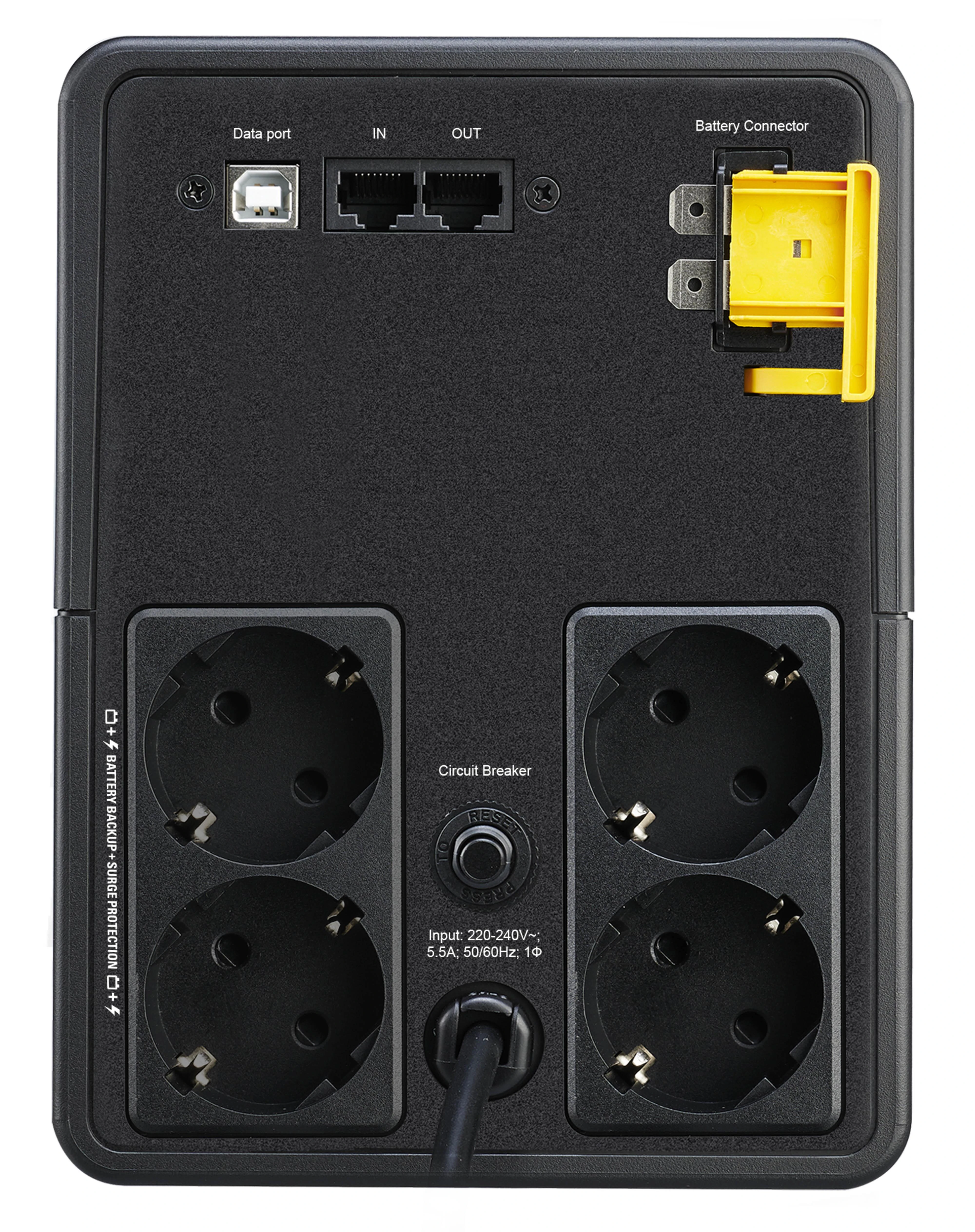 APC BACK-UPS 1200VA, 230V, AVR, SCHUKO SOCETS
