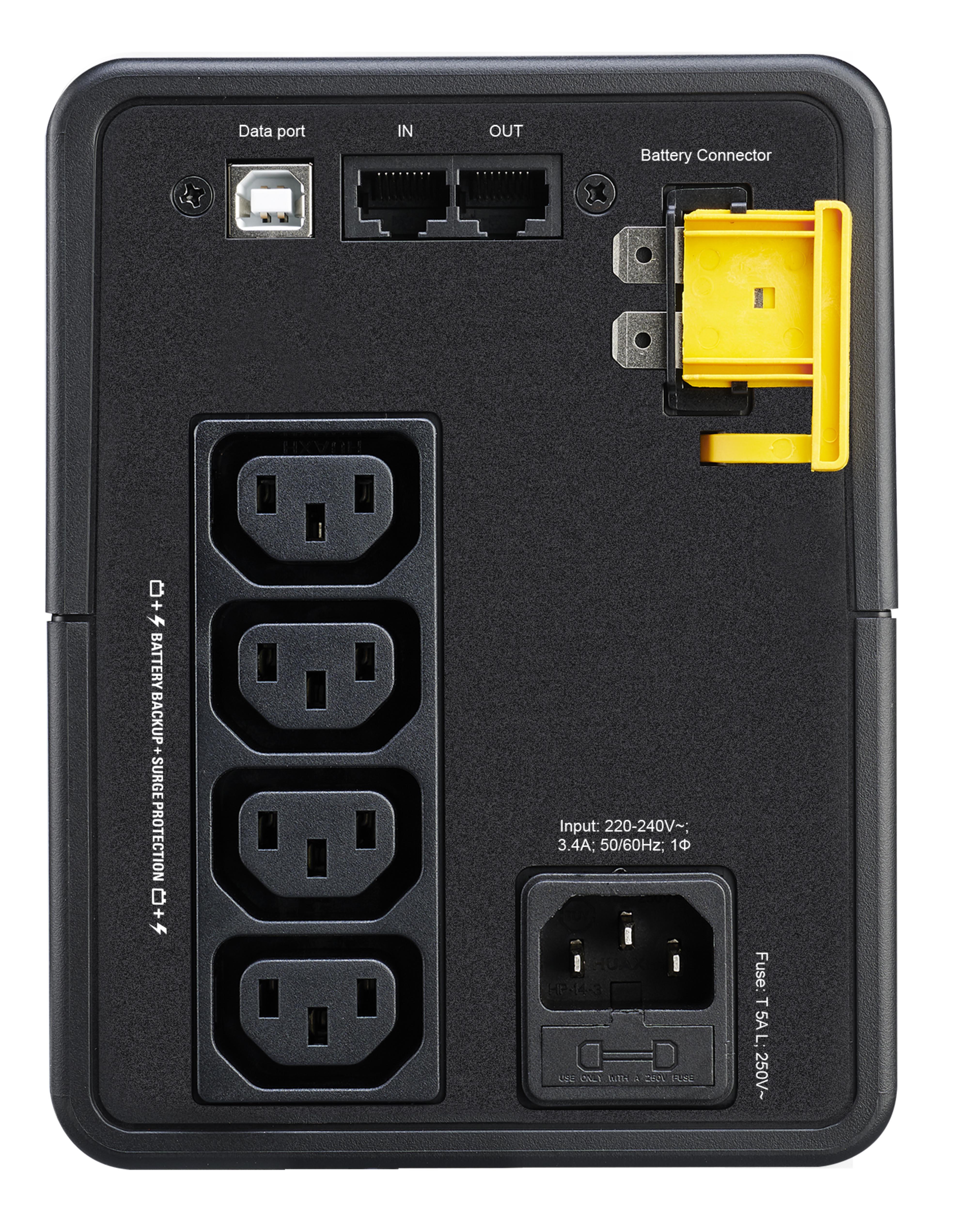 APC BACK-UPS 750VA, 230V, AVR, IEC SOCETS