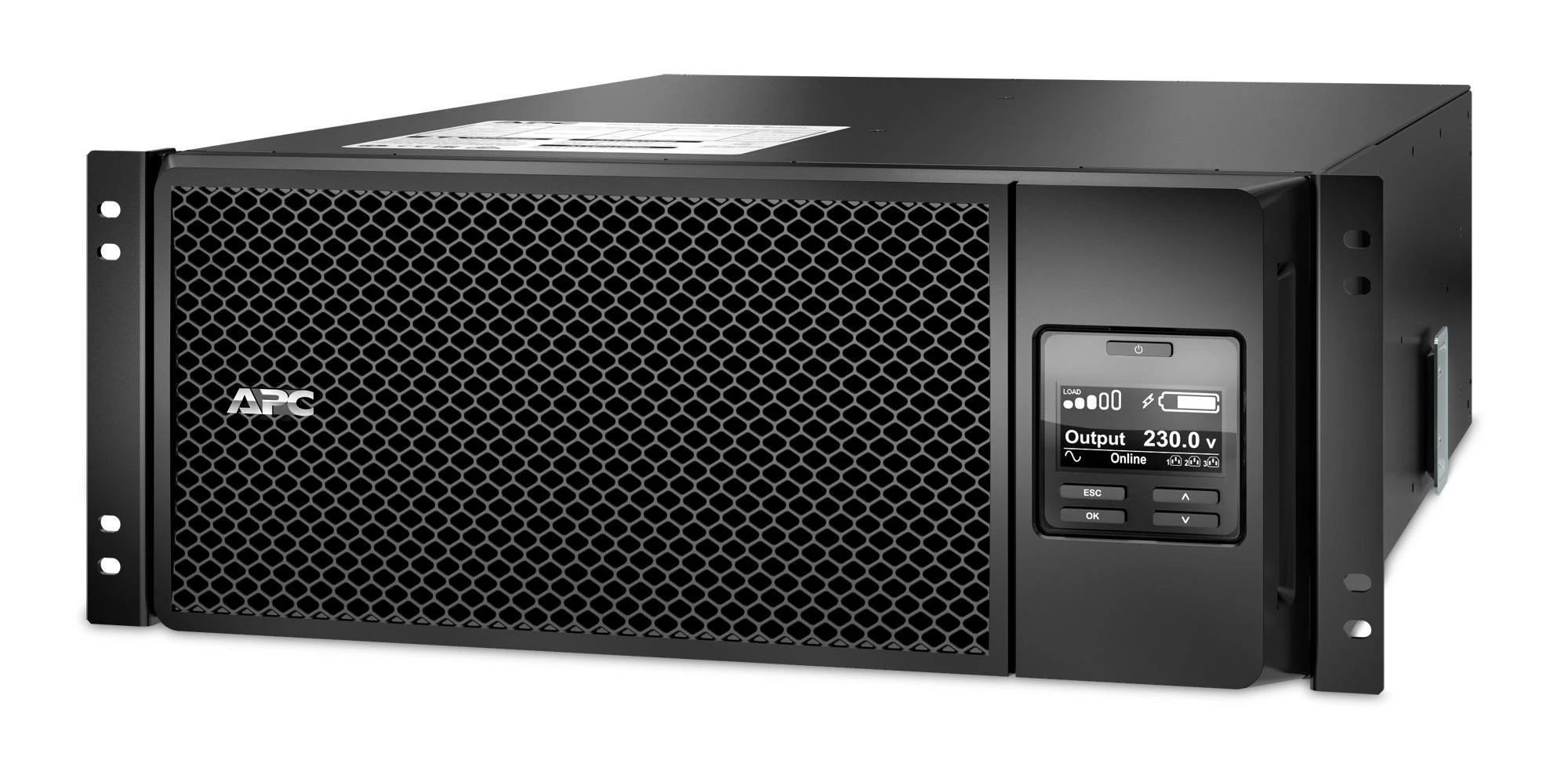 APC Smart-UPS On-Line nepertraukiamo maitinimo resursai (UPS) Dviguba konversija (prisijungus) 6000 VA 6000 W 10 AC išvestis(ys / čių)