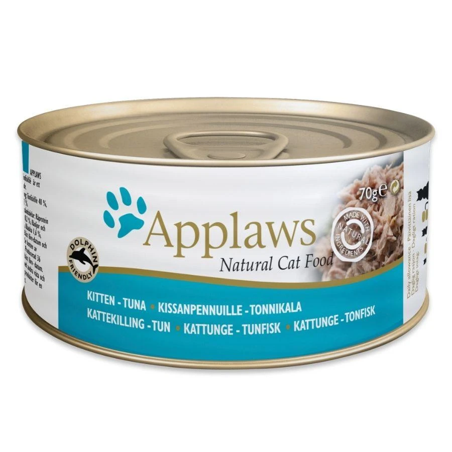 APPLAWS Kitten Tuno filė želė - šlapias kačių maistas - 70g