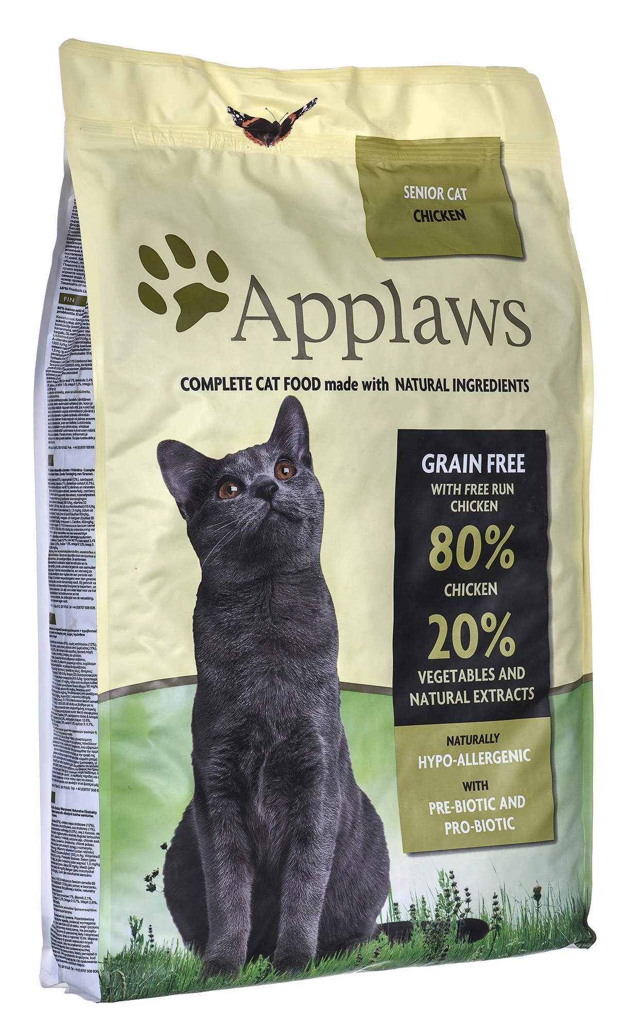 APPLAWS Senior vištiena - sausas kačių ėdalas - 7,5kg