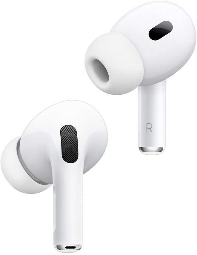Ausinės Apple AirPods Pro (2 kartos) su "MagSafe" dėklu (USB-C), baltos spalvos