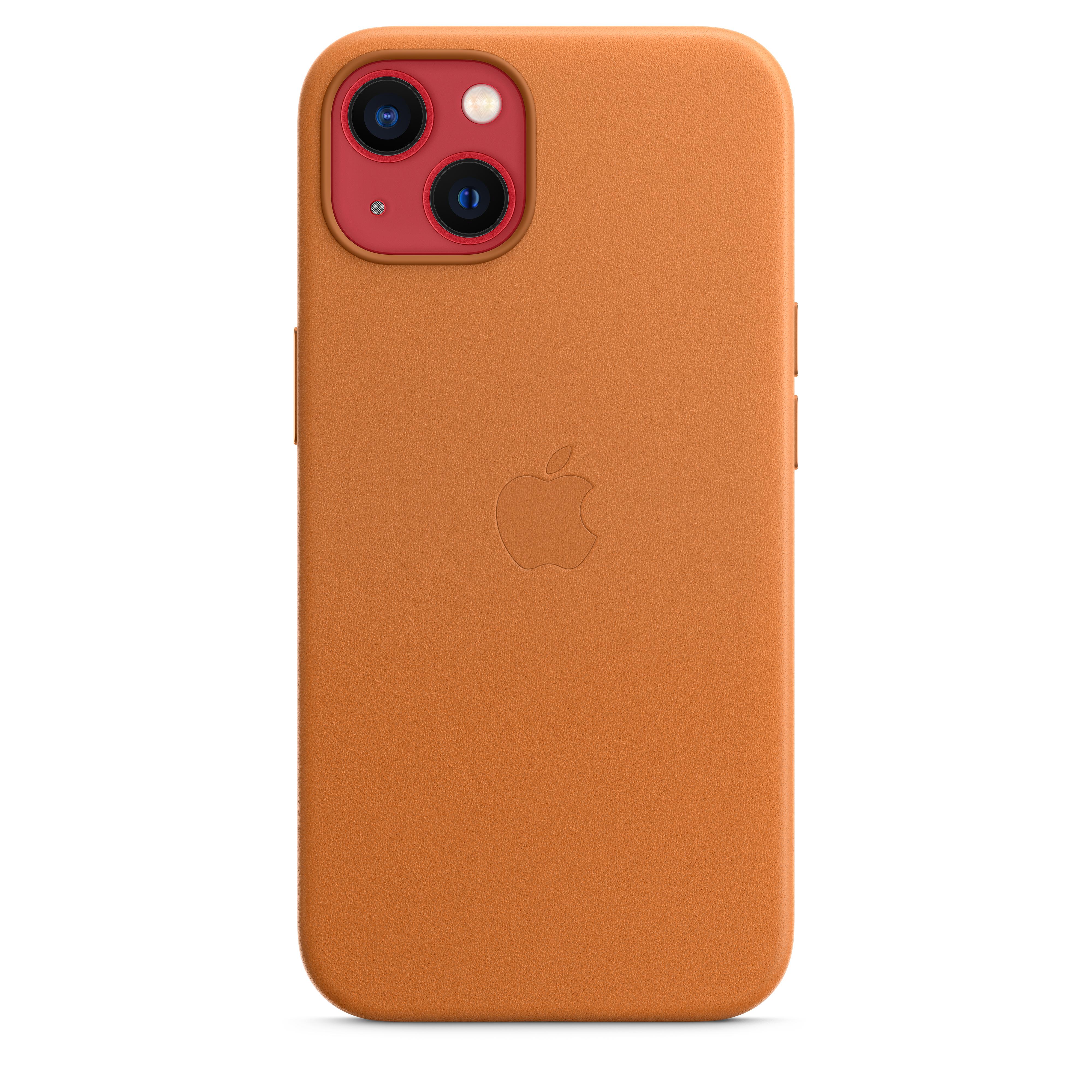 Apple iPhone 13 Odinis dėklas su MagSafe, Rudas (Golden Brown)