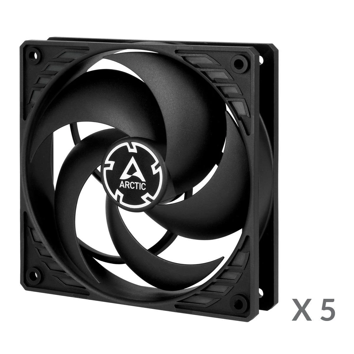 ARCTIC P12 Value Pack Kompiuterio korpusui Aušintuvas 12 cm Juoda