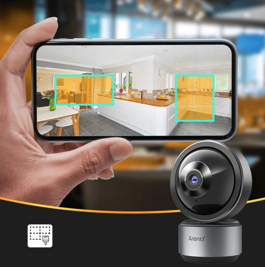 Arenti Domei-32 Wi-Fi Vidaus kamera su SD kortele