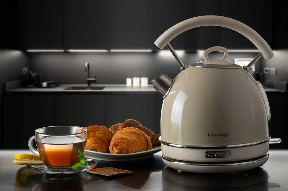 Ariete 2877/03 Standard virdulys, Nerūdijantis plienas, Kreminis, 2000 W, 360° rotational base, 1.7 L