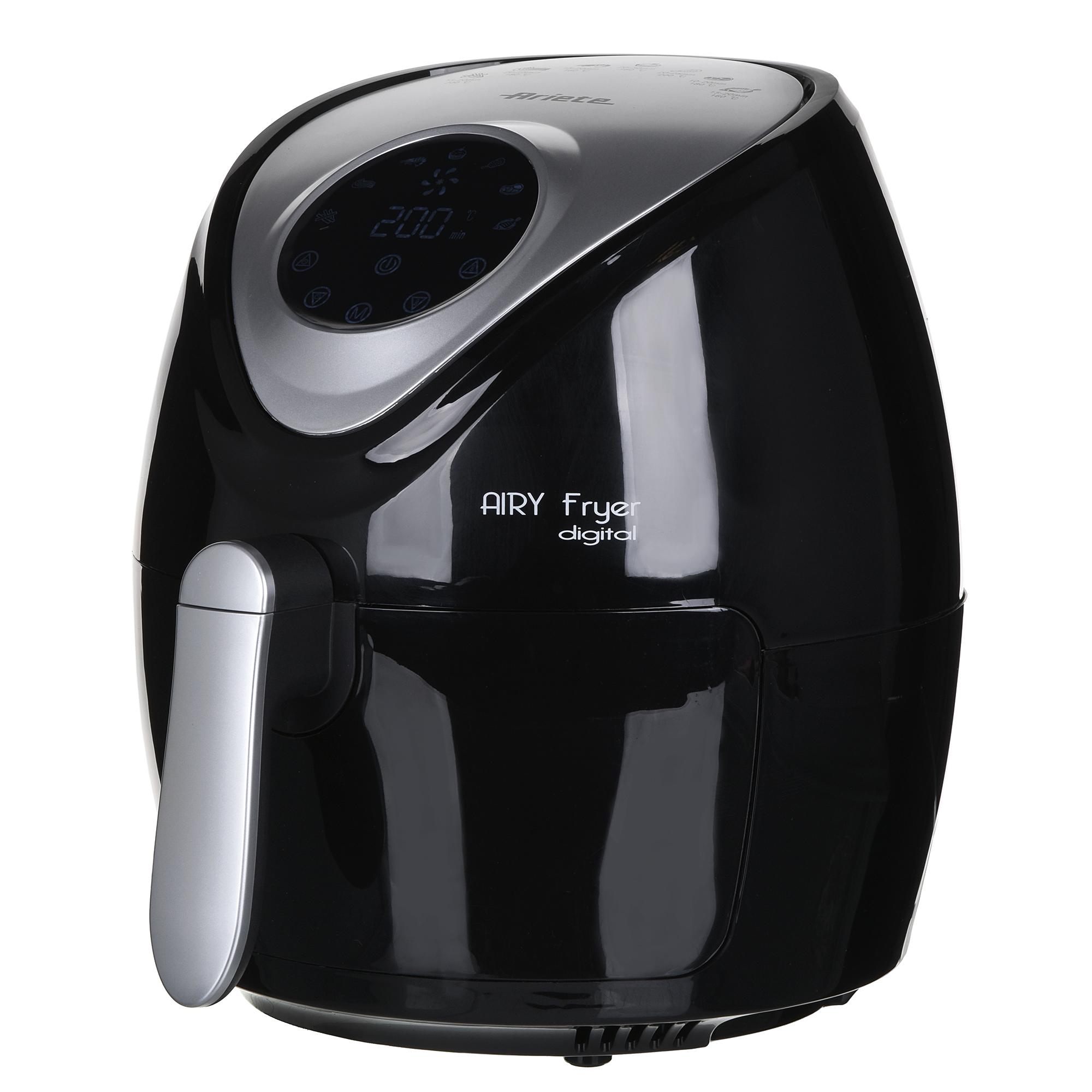 Gruzdintuvė Fryer fat-free Ariete Air Fryer 4616 (No data, 1300W, juodos spalvos)