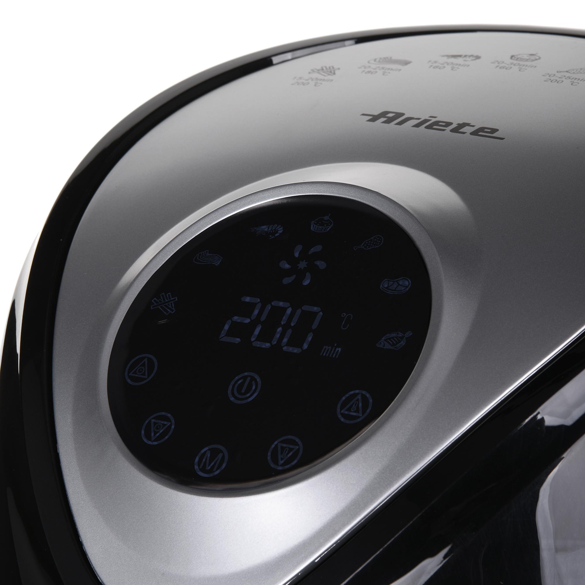 Gruzdintuvė Fryer fat-free Ariete Air Fryer 4616 (No data, 1300W, juodos spalvos)