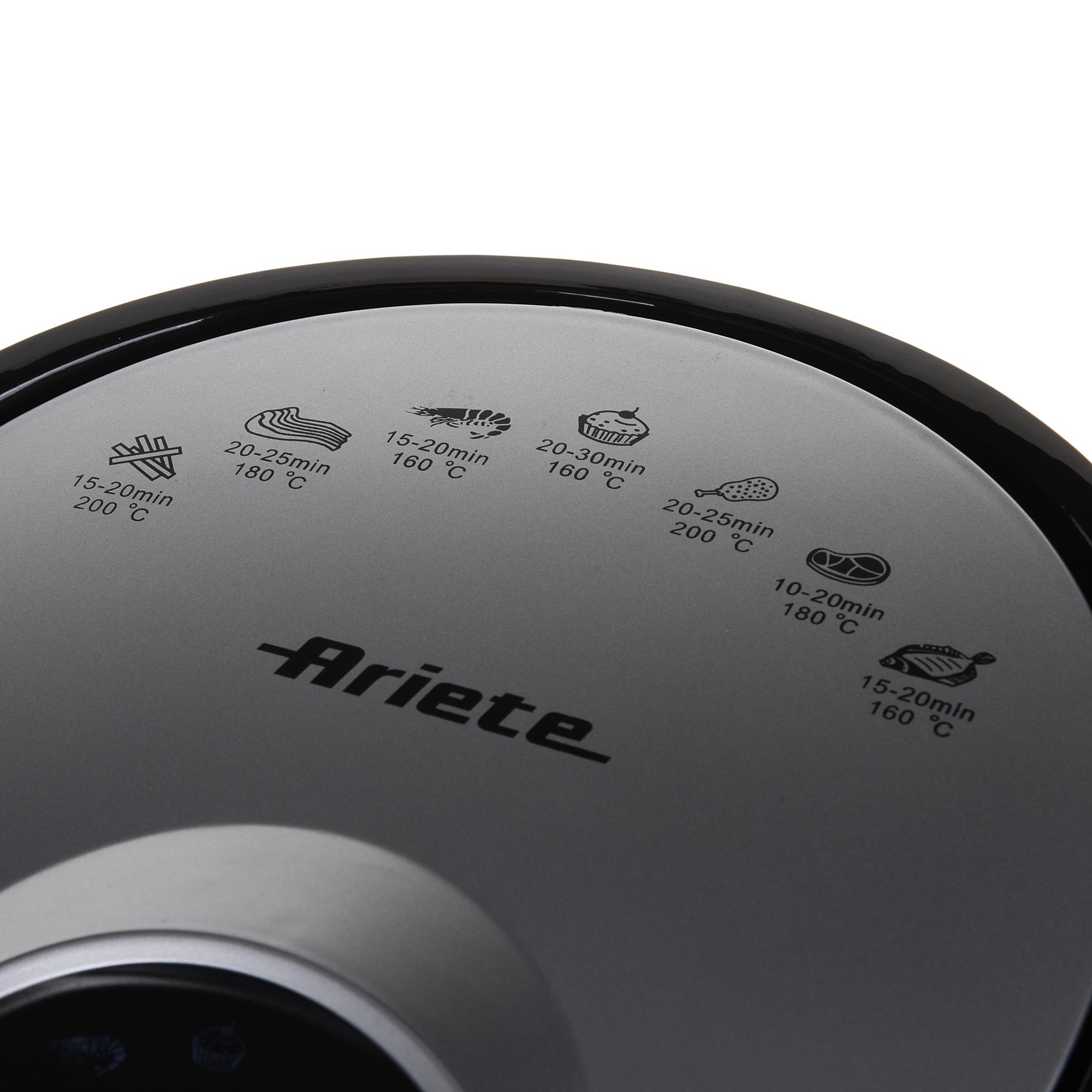 Gruzdintuvė Fryer fat-free Ariete Air Fryer 4616 (No data, 1300W, juodos spalvos)
