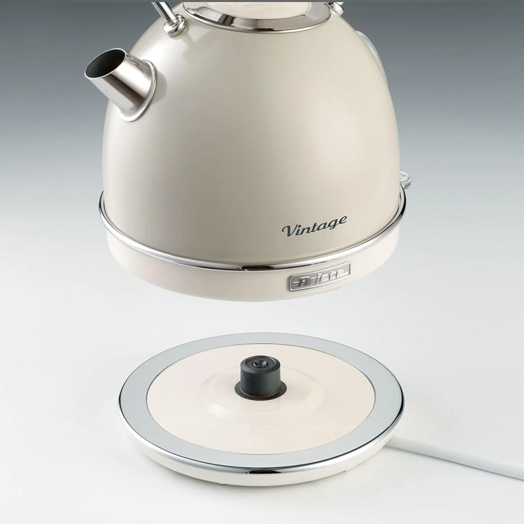 Ariete 2877/03 Standard virdulys, Nerūdijantis plienas, Kreminis, 2000 W, 360° rotational base, 1.7 L