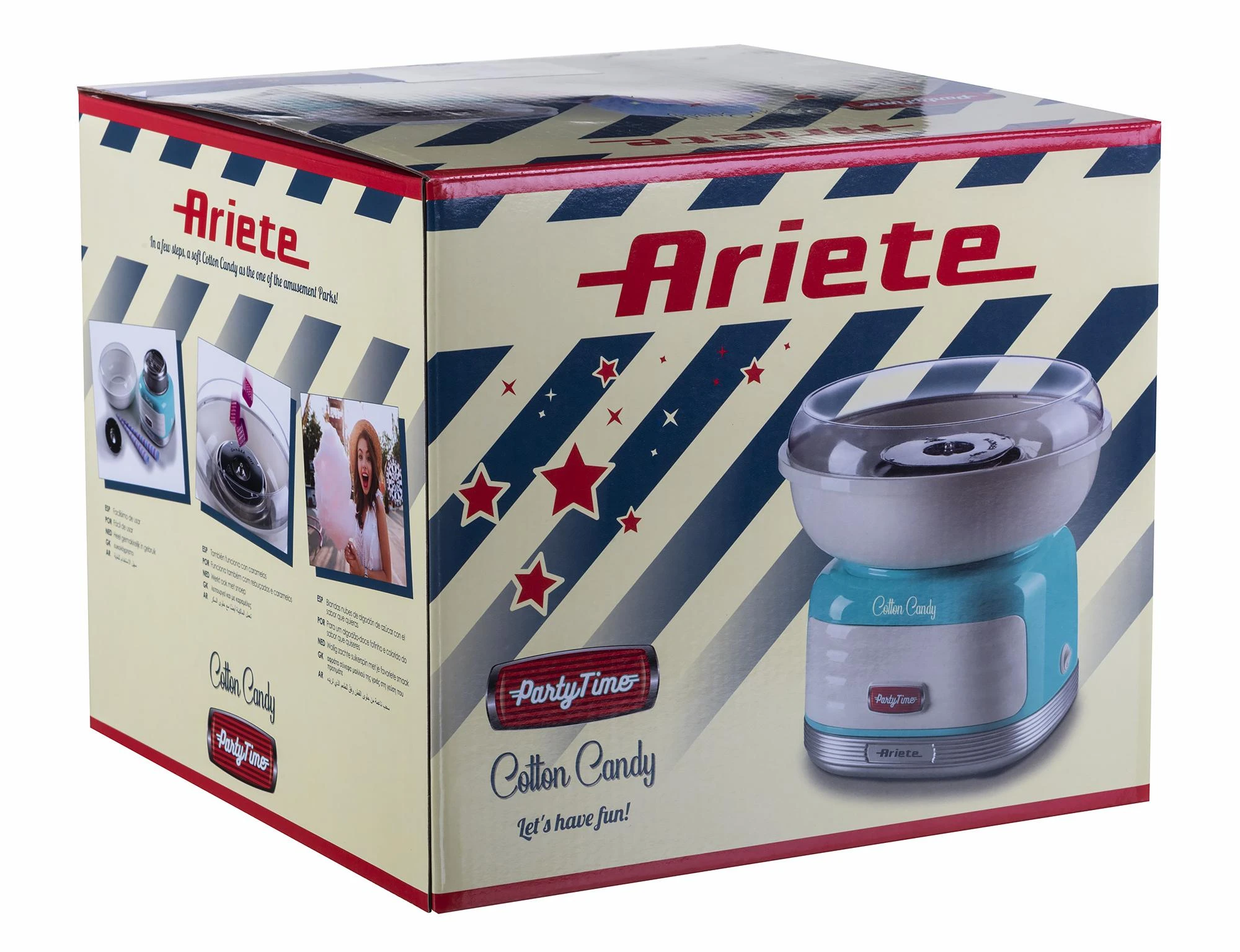 Ariete partytime 2973/01 cukraus vatos mašina