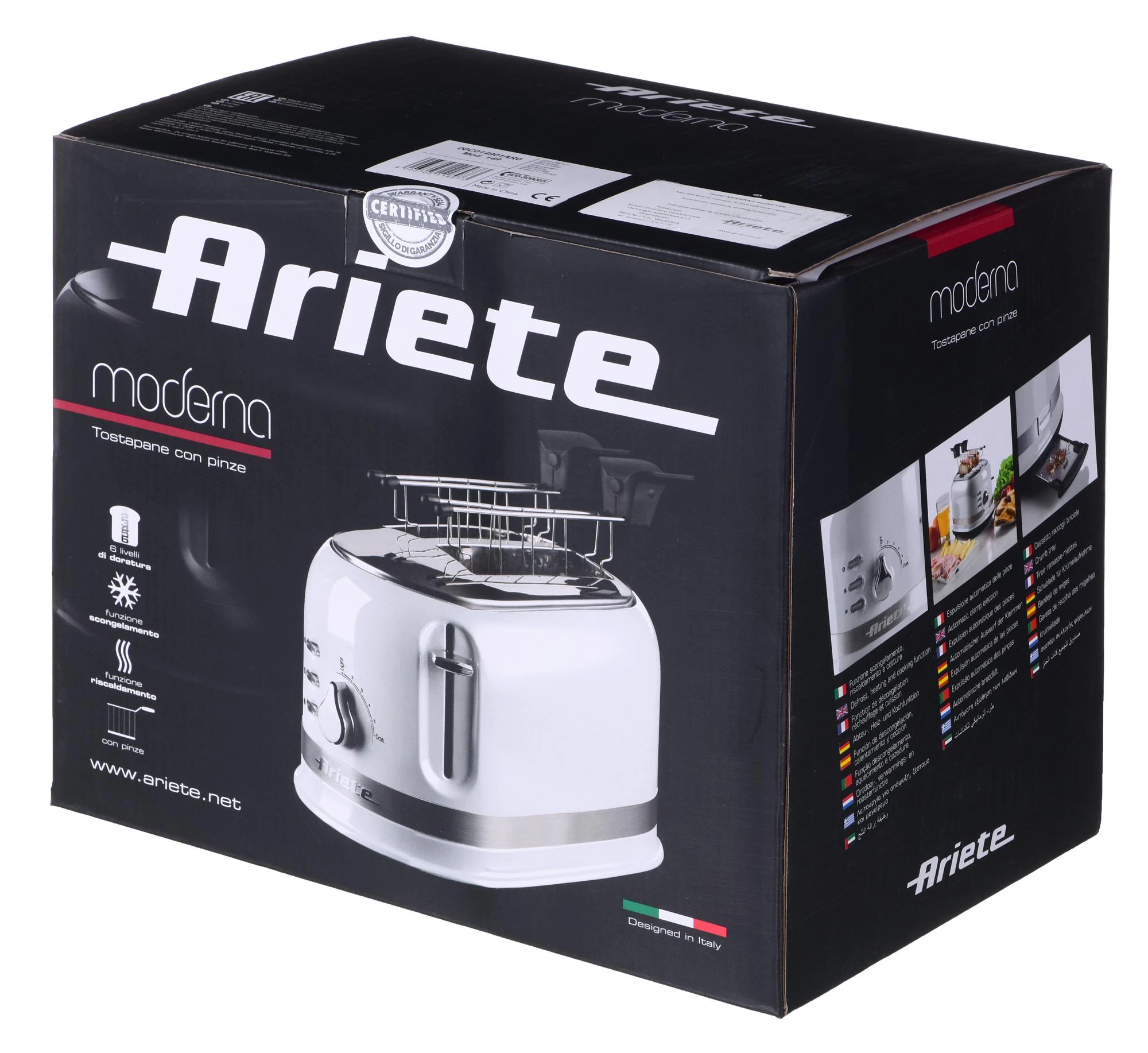 149 Ariete Moderna skrudintuvas Baltas