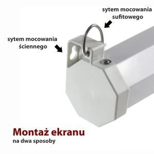 Ekranas projektoriai ART MS-70 (lubos, siena, rankinis, 178 x 178 cm, 1:1, 98")