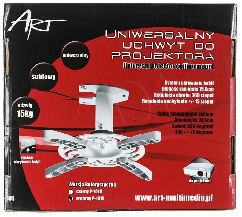 Laikiklis ART P-101 15kg universalus (pełna regulacja)