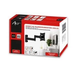 ART RAMT AR-82 ART laikiklis AR-82 prie televizoriaus LCD/LED 10-27 15KG kor. vertikalus/horizontalus 28cm