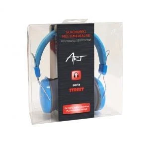 Wire ausinės Jack 3,5 mm Art AP-60B mėlynas