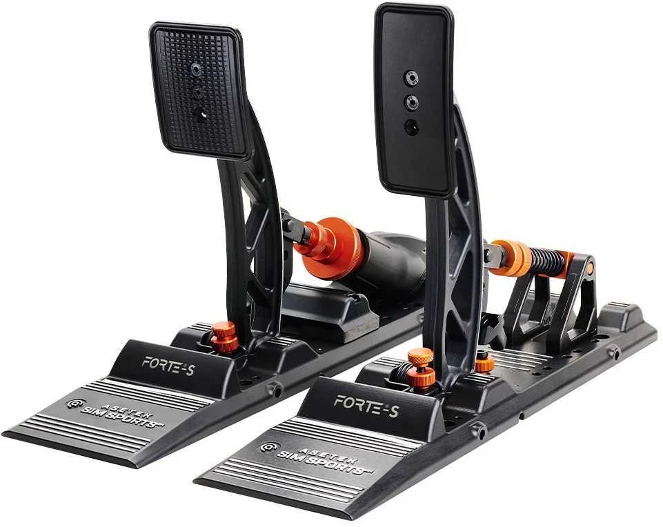 „Asetek SimSports Forte S Sim Racing“ akceleratoriaus ir stabdžių pedalas