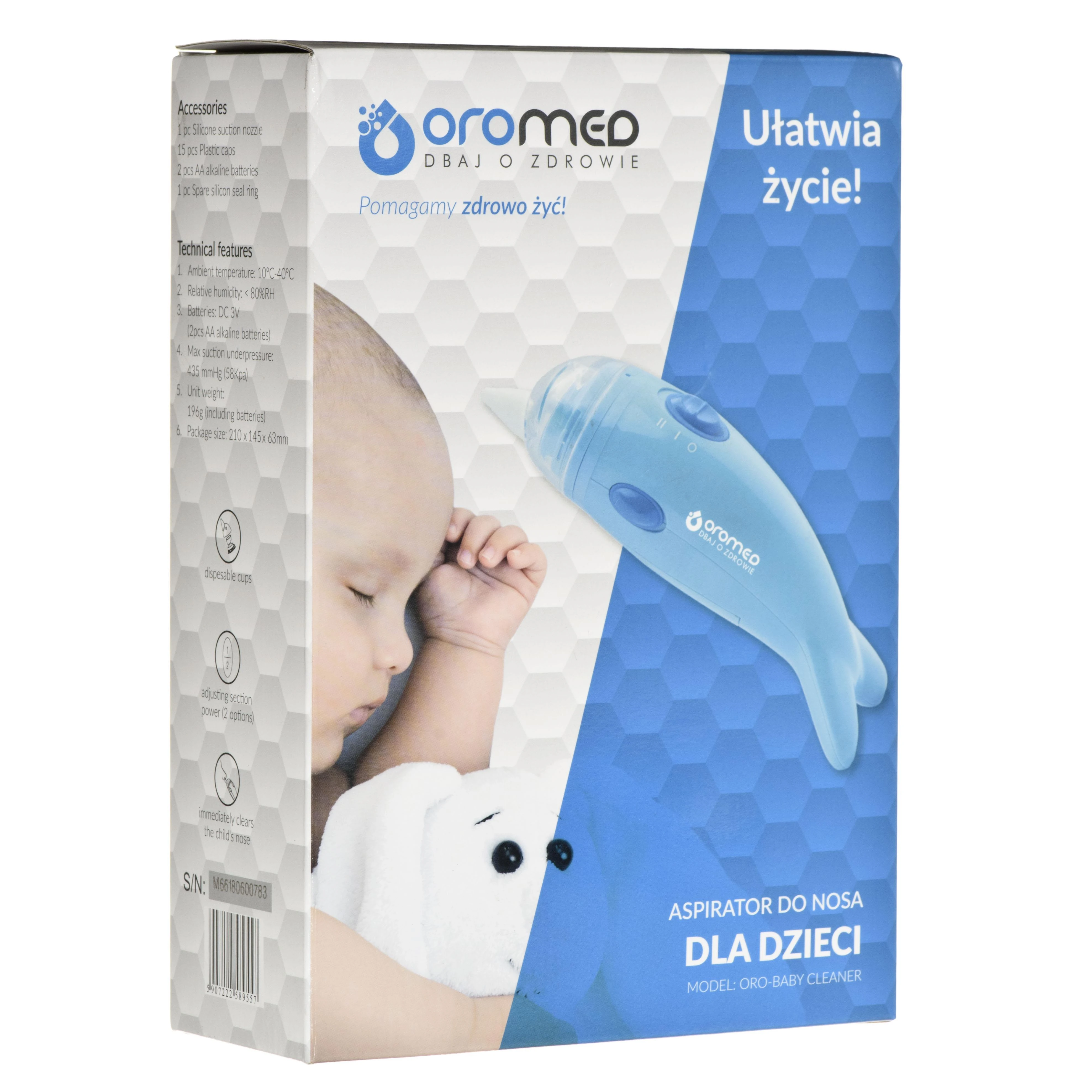 Hi-tech ORO-MED Aspirator do nosa Oro-Baby Cleaner