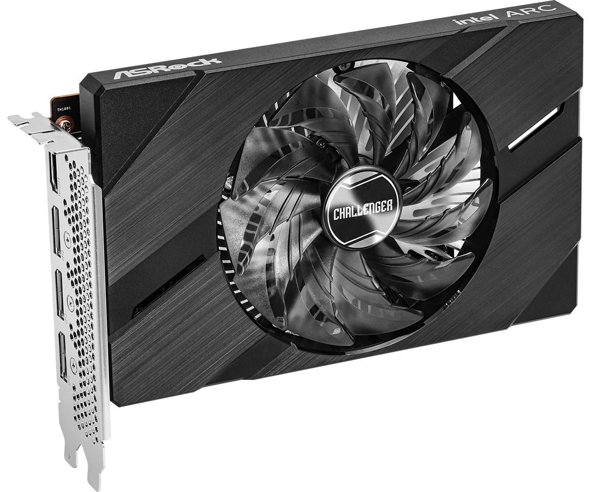 Vaizdo plokštė ASRock Intel Arc A380 Challenger ITX 6GB OC GDDR6 (A380CLI6GO)