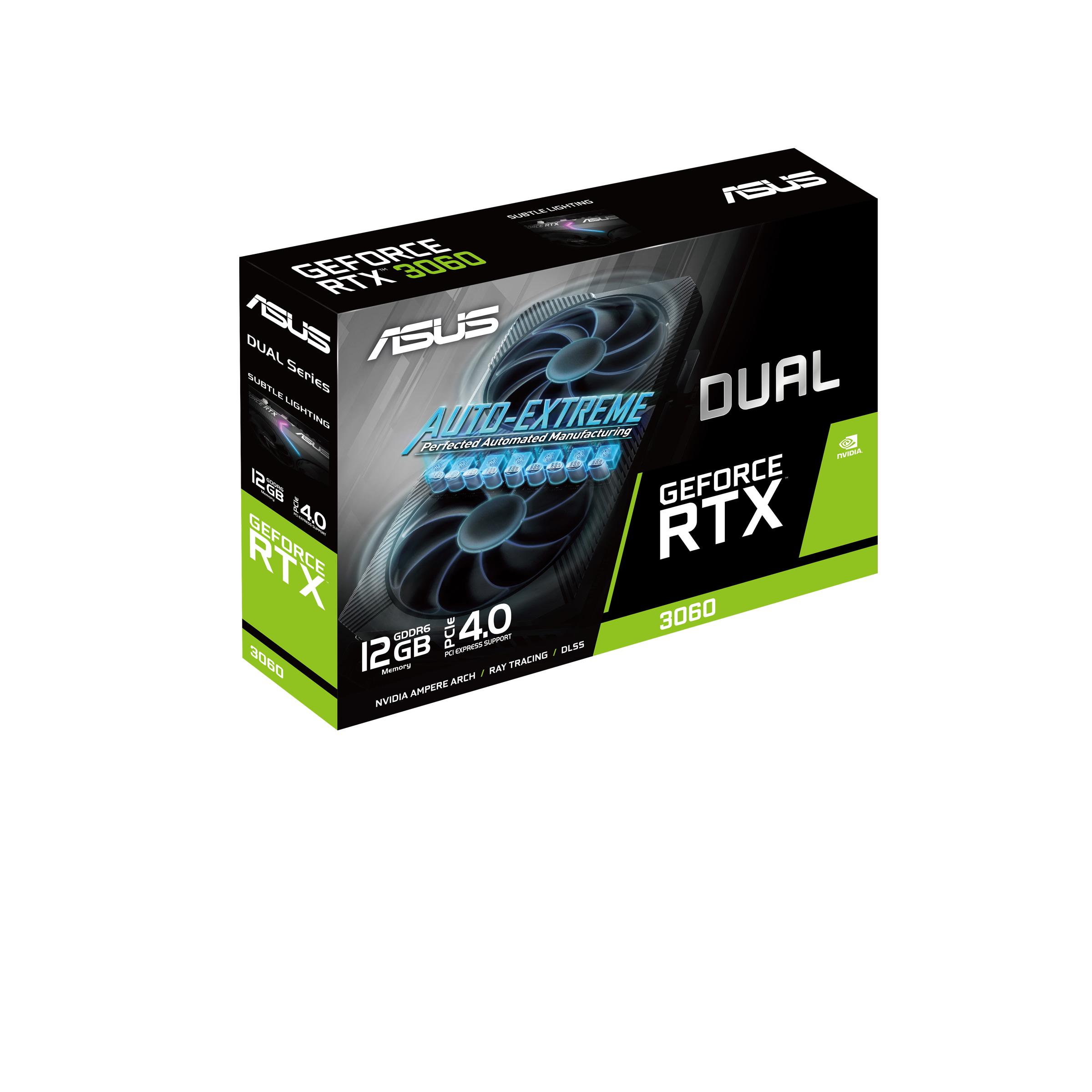 Vaizdo plokštė Asus Dual GeForce RTX 3060 12GB GDDR6 (DUAL-RTX3060-12G-V2)