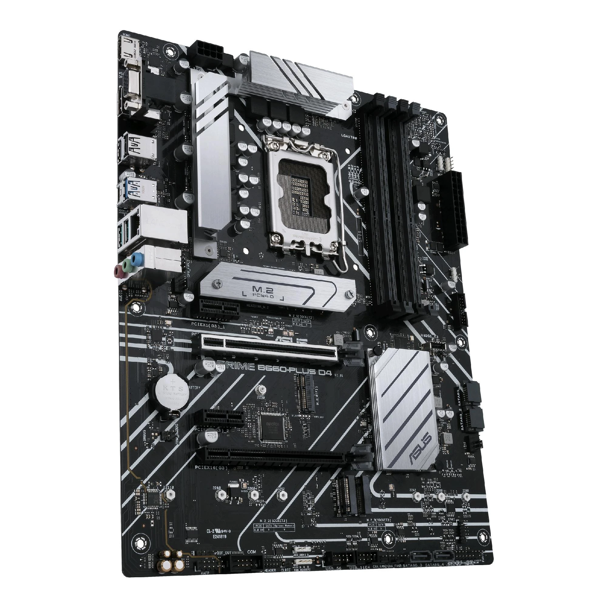 Pagrindinė plokštė ASUS Intel B660 / LGA1700 / ATX / Memory DDR4 / Atminties lizdai 2 / 2xPCI-Express 3.0 1x / 1xPCI-Express 3.0 16x / 1xPCI-Express 4.0 16x / 2xM.2 / 1x15pin D-sub / 1xHDMI / 1xDisplayPort / 2xUSB 2.0 / 2xUSB 3.2