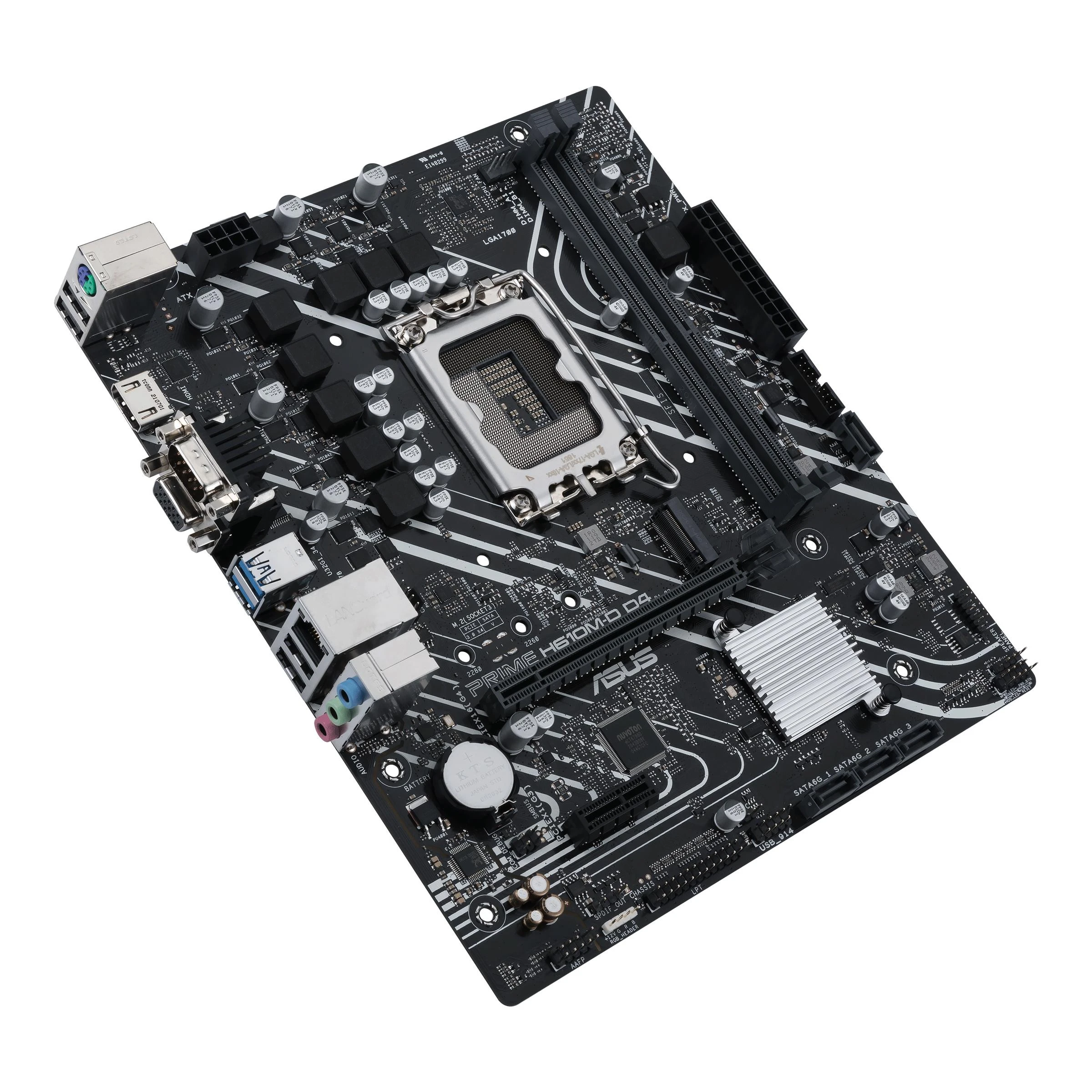 Pagrindinė plokštė Asus | PRIME H610M-D D4 | Procesorių šeima Intel | Procesoriaus lizdas LGA1700 | DDR4 DIMM | Atminties lizdai 2 | Palaikomos standžiojo disko sąsajos SATA, M.2 | SATA jungčių skaičius 4 | Mikroschemų rinkinys Intel H610 | mATX