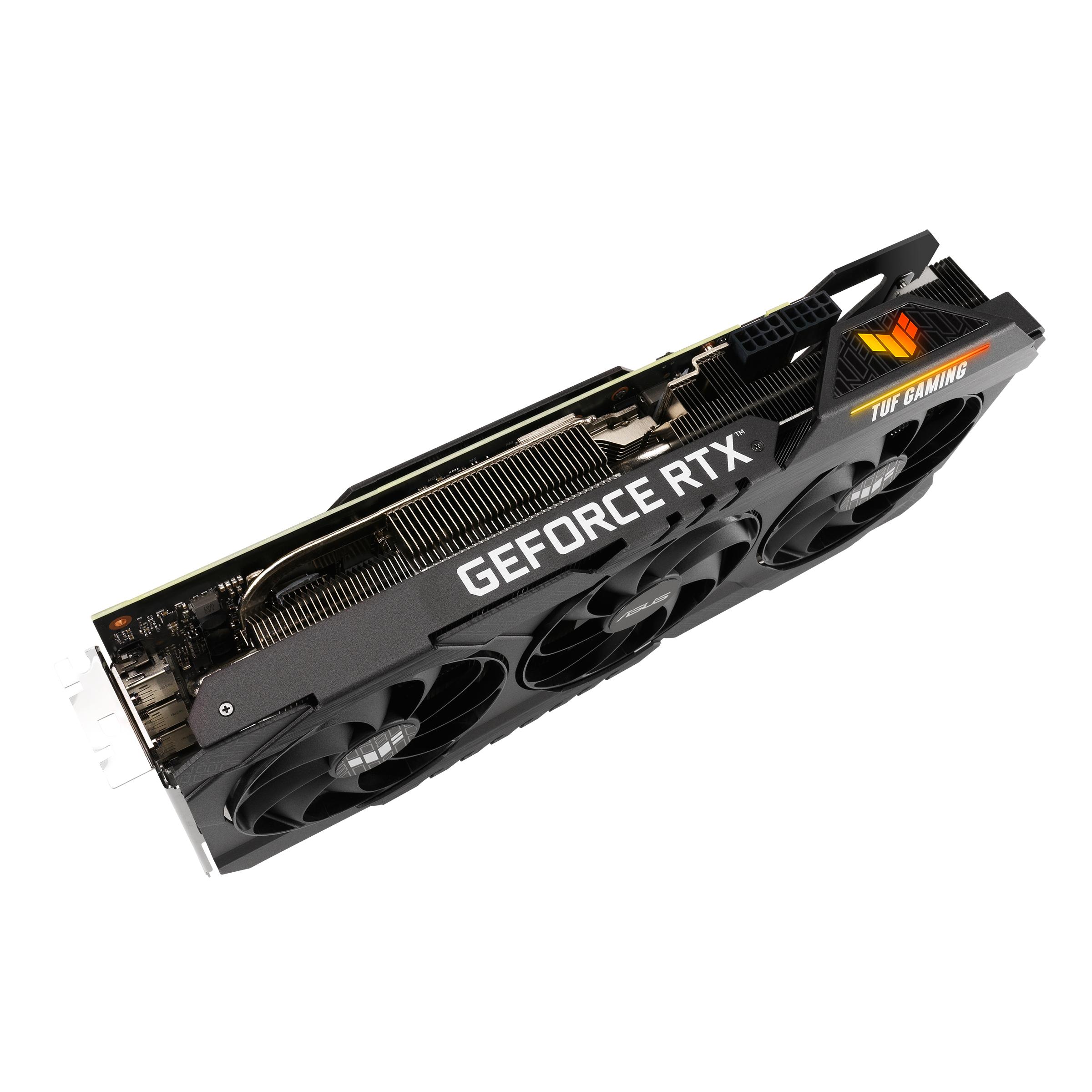 Vaizdo plokštė ASUS TUF-RTX3070TI-O8G-GAMING 8GB GDDR6X 2xHDMI 2.1 3xDP 1.4a