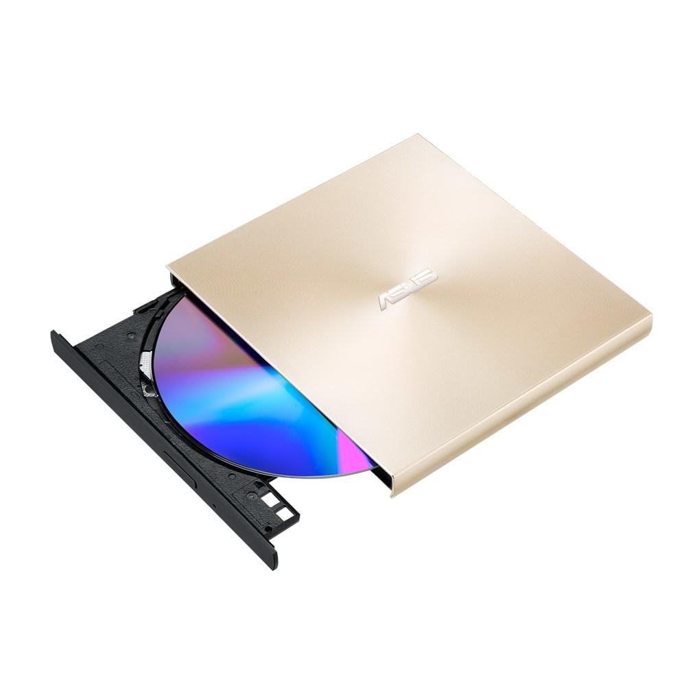 Išorinis DVD įrašymo įrenginys Asus ZenDrive U9M USB/USB-C, Auksinės spalvos
