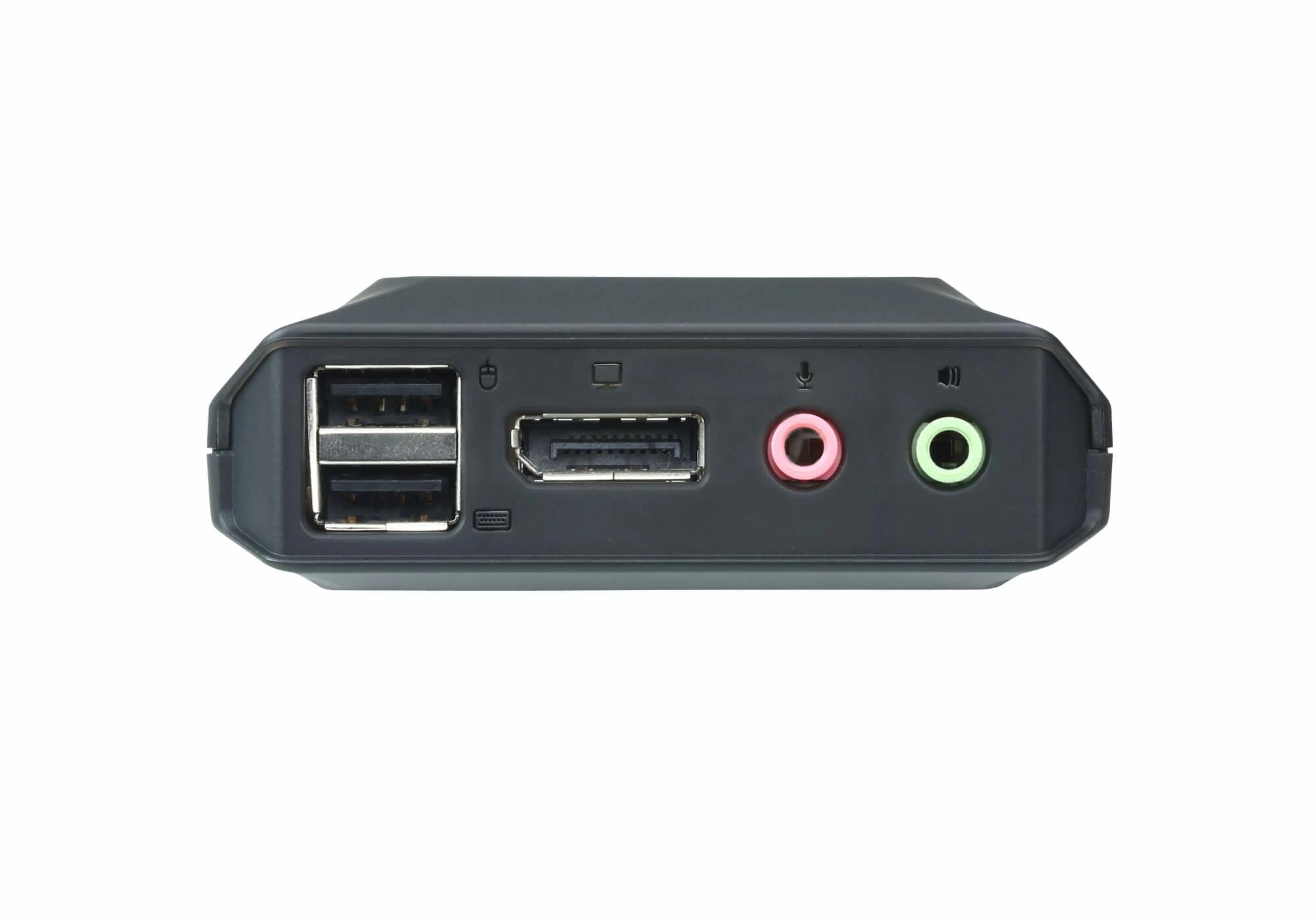 Adapteris ATEN 2xUSB-A, 1xDP, juodas / CS22DP / CS22DP-AT