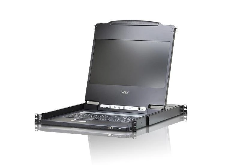 ATEN CL6700MW-ATA-AG ATEN KVM Console LCD 17,3 + klaviatūra + jutiklinė dalis 19 1U (USB / DVI / VGA / HDMI)