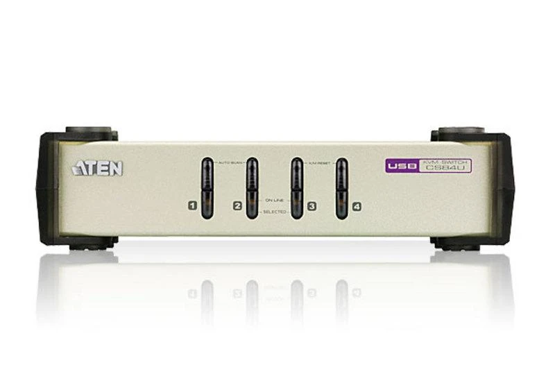 Aten 4-Port PS/2-USB VGA KVM jungiklis | Aten | 4 prievadų PS/2 USB VGA KVM jungiklis