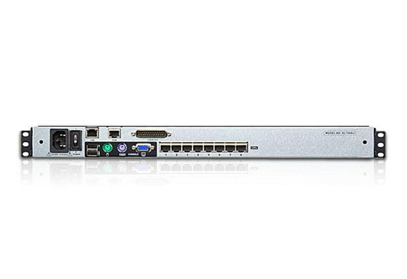 Aten | 1-Local/Remote Share Access 8-Port Cat 5 Dual Rail 17" LCD KVM over IP Switch with Daisy-Chain Port | KL1508AIMA-AG