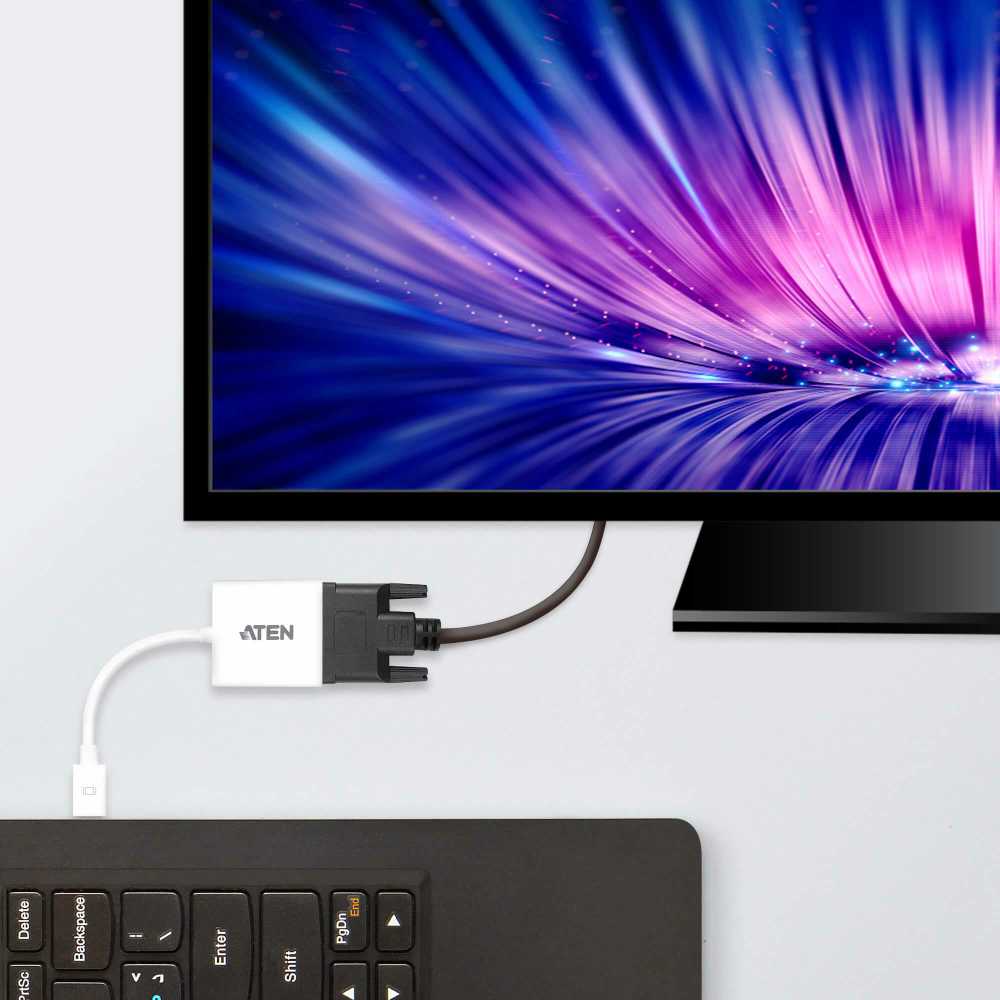 ATEN Mini DisplayPort į DVI konverteris