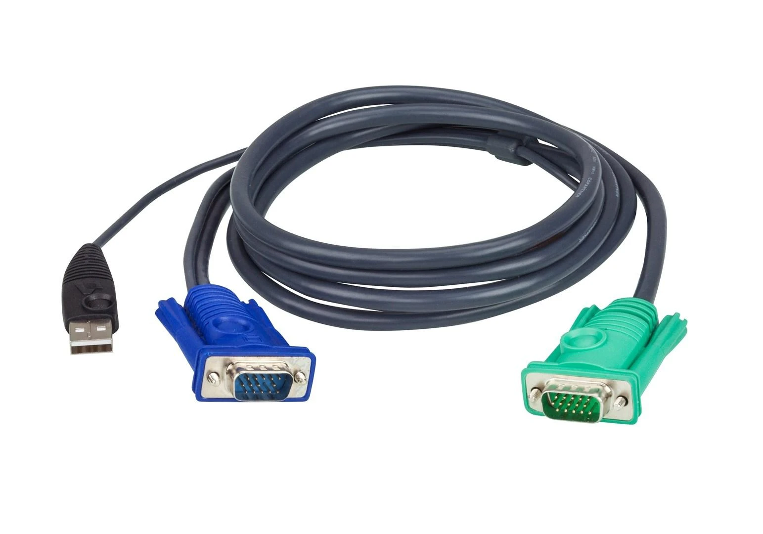 ATEN 2L-5203U ATEN KVM kabelis (HD15-SVGA, USB, USB) - 3m