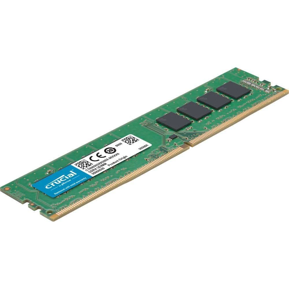 RAM „Crucial“ 8 GB, DDR4, 2400 MHz, kompiuteris / serveris, registracijos numeris, ECC Nr.