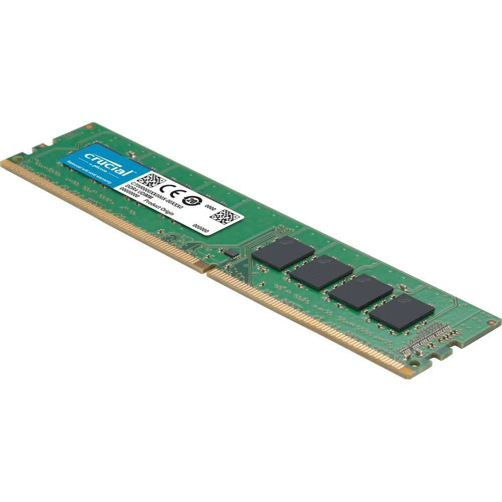 RAM „Crucial“ 8 GB, DDR4, 2400 MHz, kompiuteris / serveris, registracijos numeris, ECC Nr.