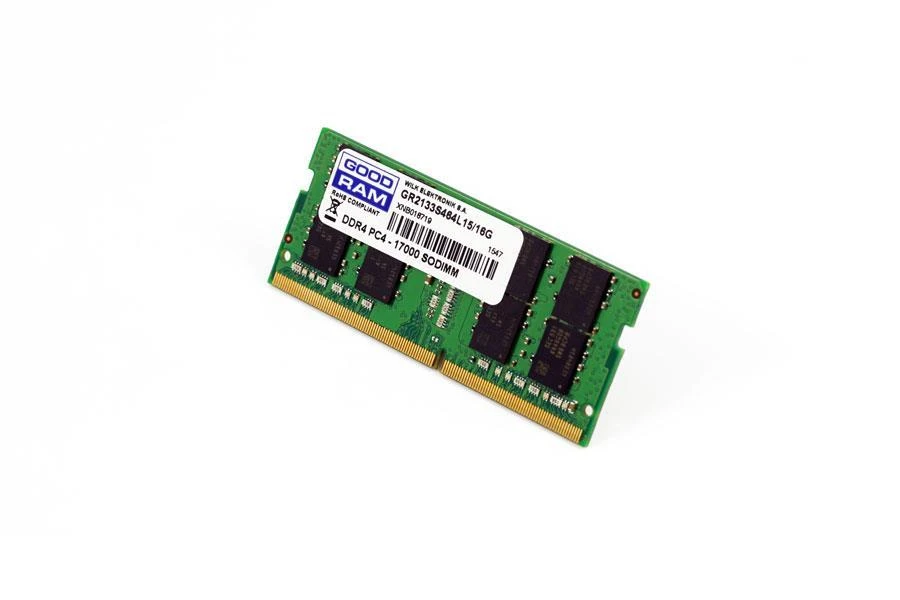 Nešiojamo kompiuterio atmintis GOODRAM GR2666S464L19/16G GOODRAM DDR4 16GB 2666MHz CL19 SODIMM