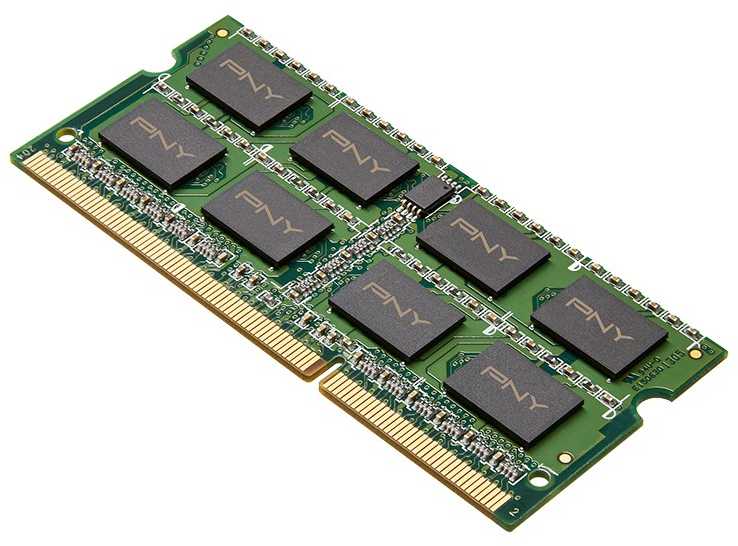 Nešiojamo kompiuterio atmintis Pny Technologies PNY 8GB PC3-12800 1600MHz DDR3 atminties modulis 1 x 8 GB