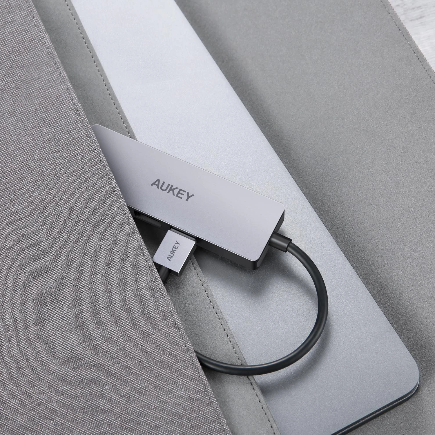 USB šakotuvas Aukey 4x USB-A 3.1 genas1 (BC-H36)