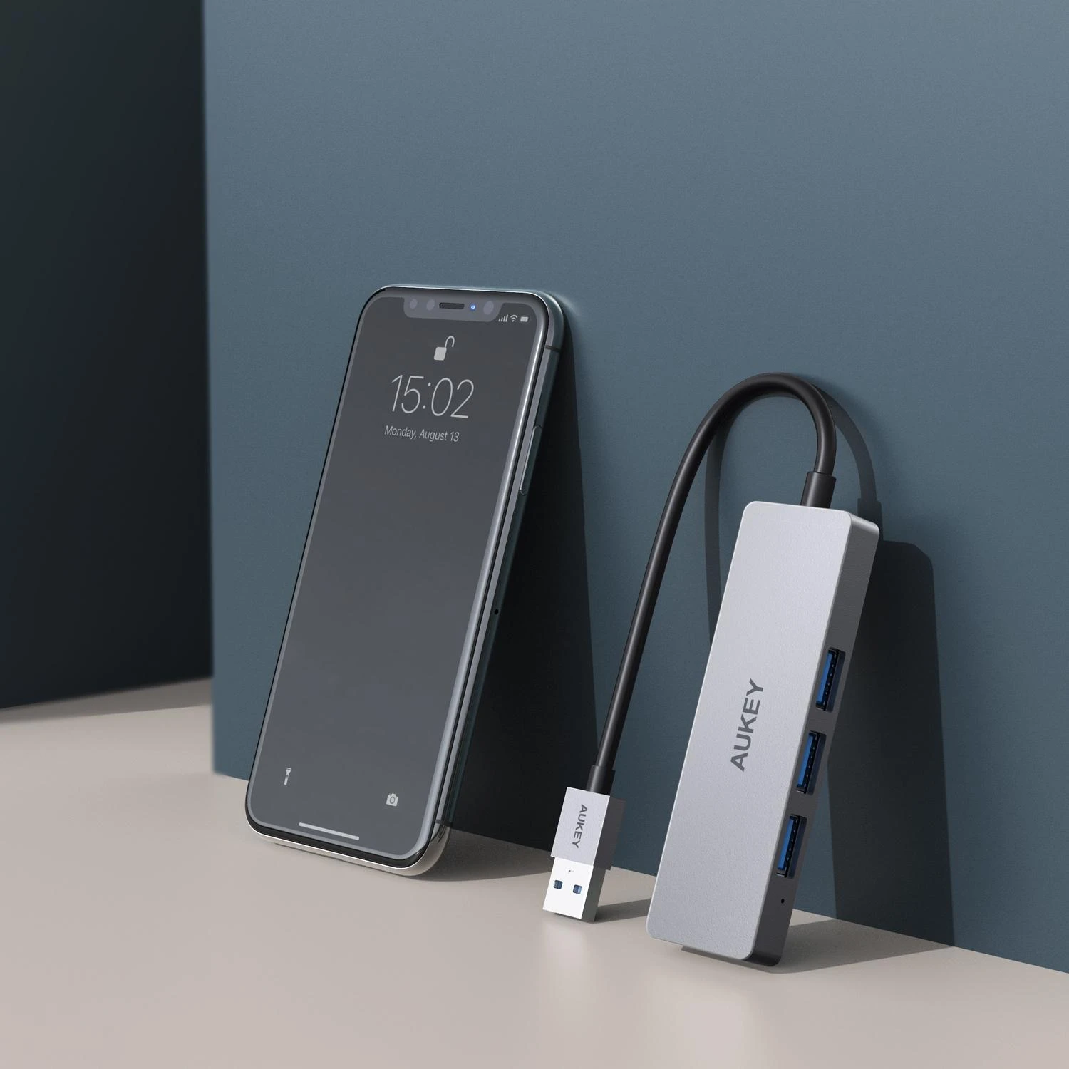 USB šakotuvas Aukey 4x USB-A 3.1 genas1 (BC-H36)