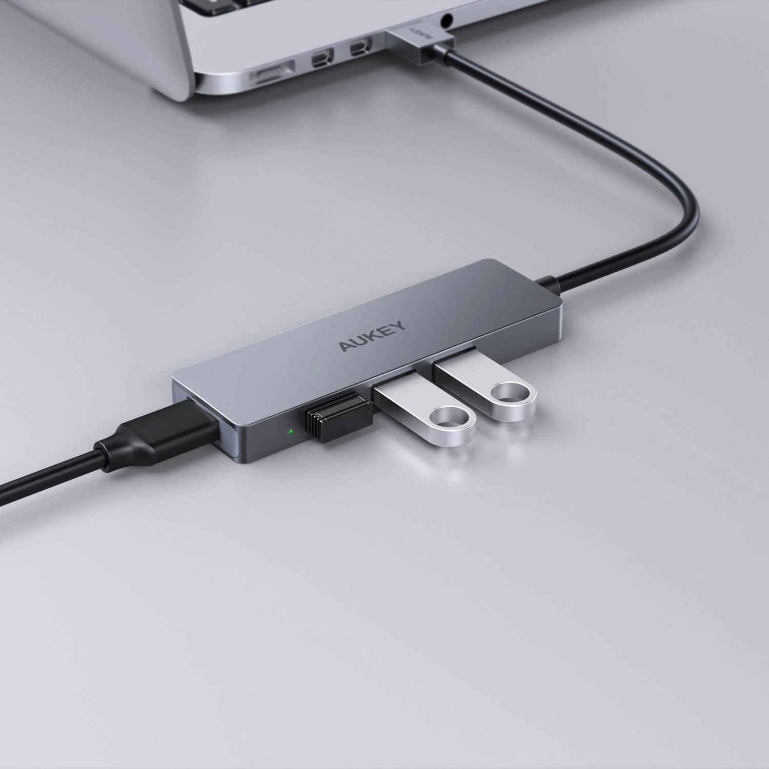 USB šakotuvas Aukey 4x USB-A 3.1 genas1 (BC-H36)