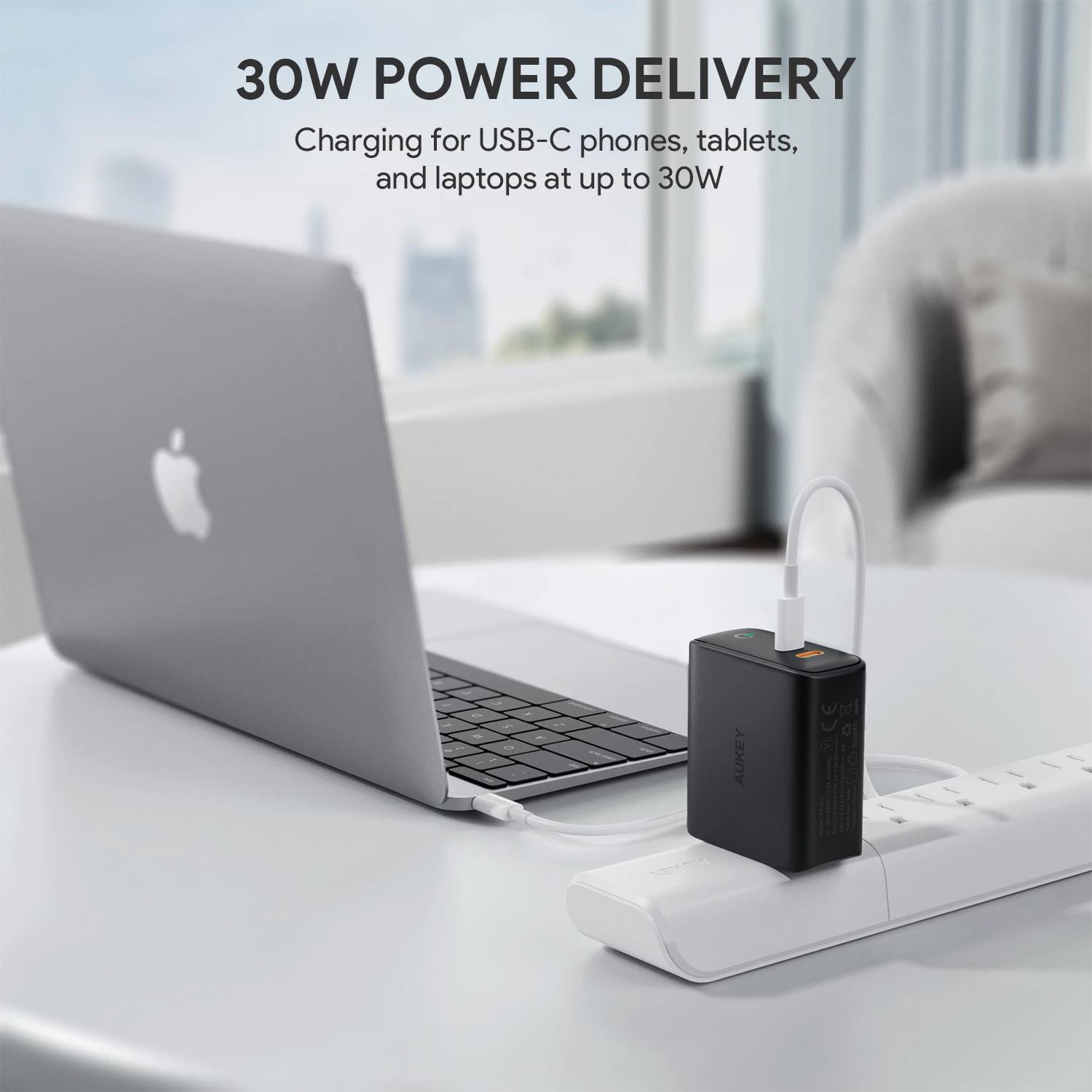 Išorinis Įkroviklis - Aukey PA-D2 36W Juoda