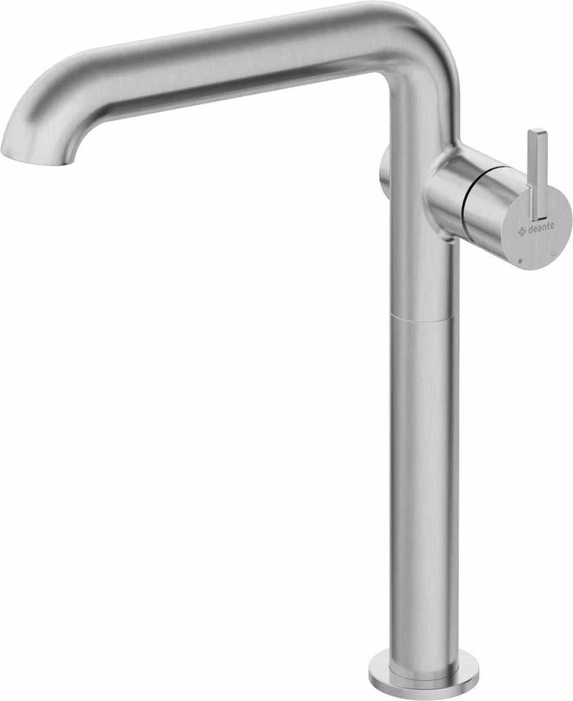 Praustuvo maišytuvas Deante Silia Tall, BQS_F24K, Brushed steel