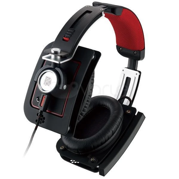 Ausinės su mikrofonu Thermaltake eSports Level 10M juodas HT-LTM010ECBL (juodos spalvos